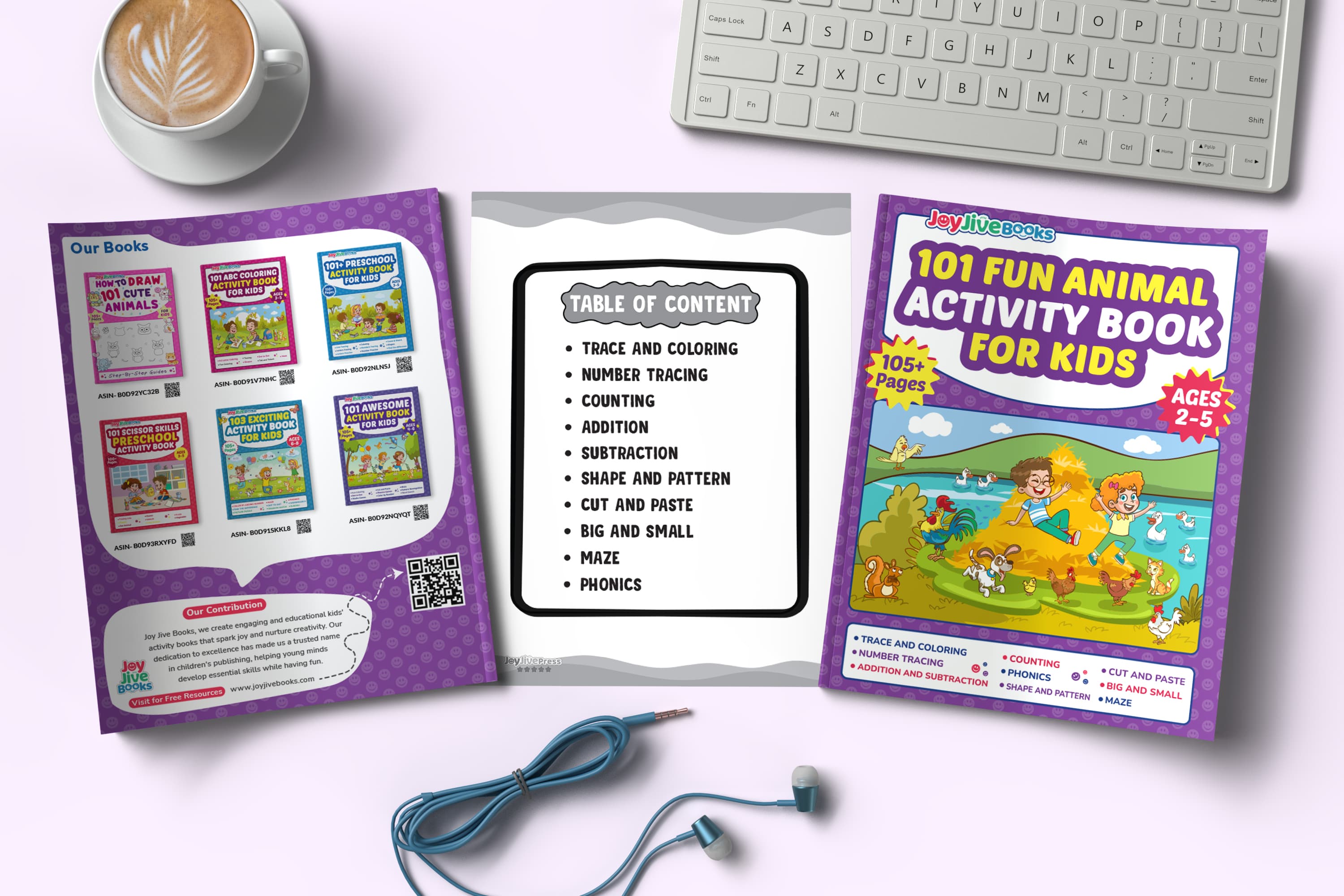101 Fun Animal Activity Book for Kids